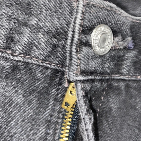 Levi’s vintage black MOM jeans relaxed fit tapered leg size 14 Regular - Picture 5 of 10